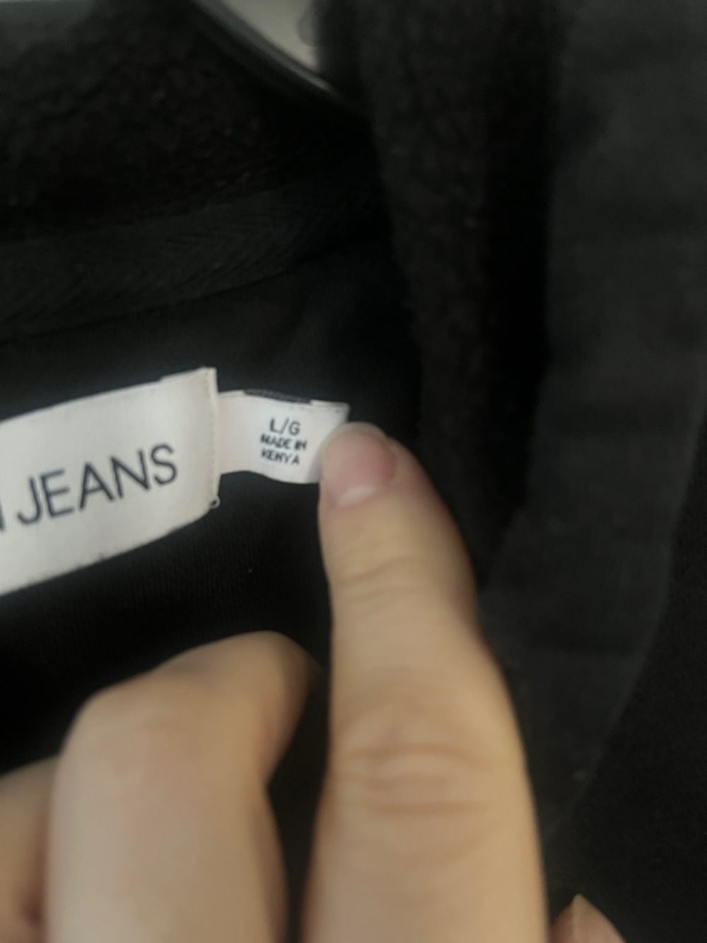 Calvin Klein Jeans men’s Black Hoodie with Gold CK Logo - Picture 4 of 7